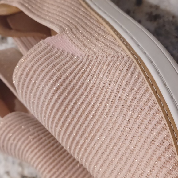 New Pink Ugg Womens Sammy Metallic Slip On Casual and Fashion Sneakers - Picture 3 of 7